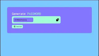 How To Generate a Random Password Using JavaScript Password Generator JavaScript Project