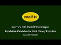 Cecil TV Interviews County Executive Candidate Danielle Hornberger 09232020