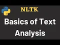 NLTK Tutorial 01 Text Analysis NLTK Python