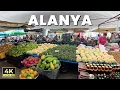 Lagu Alanya Mahmutlar Saturday Market | Antalya Turkey | [4K HD]