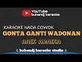 Download Lagu GONTA GANTI WADONAN KARAOKE NADA COWOK - ANIK ARNIKA | TARLING LIRIK TANPA VOKAL 2023