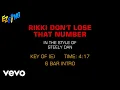 Download Lagu Steely Dan - Rikki Don't Lose That Number (Karaoke)