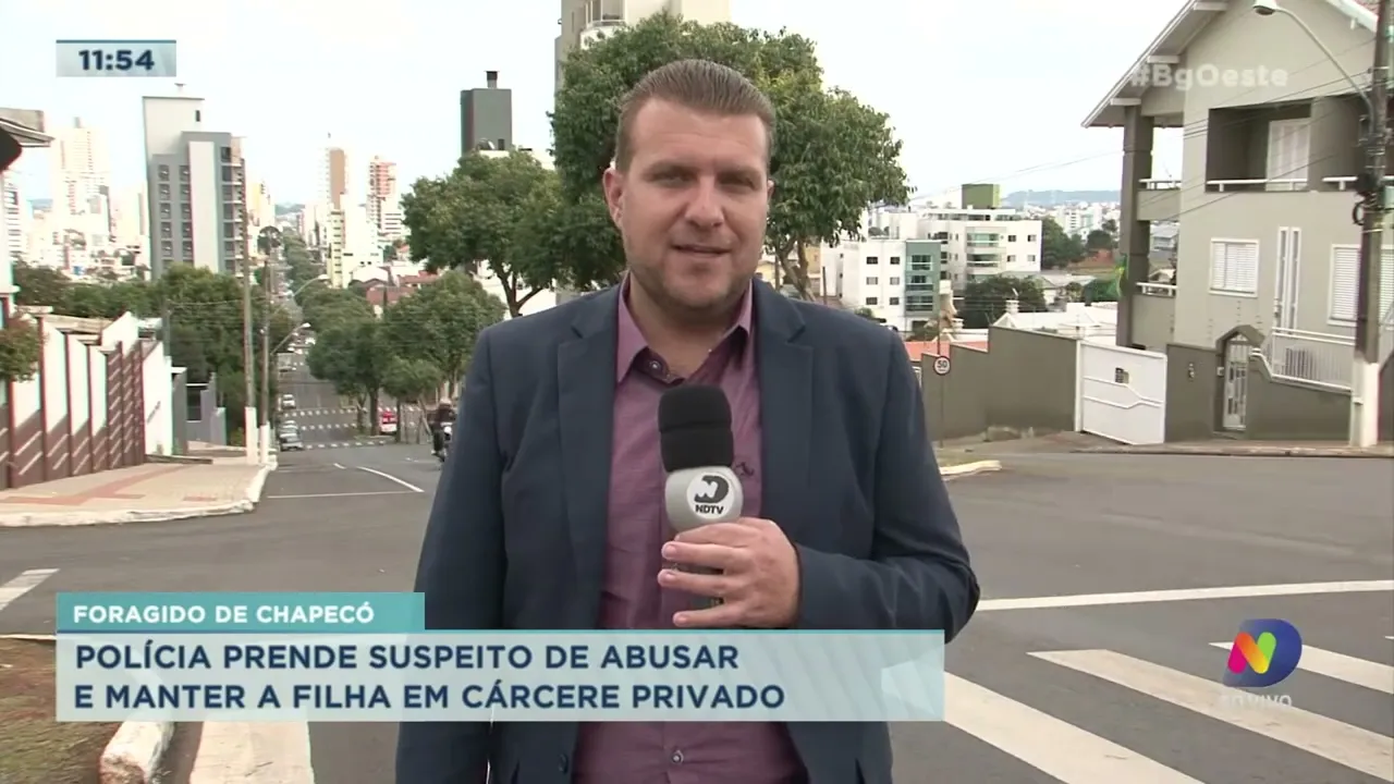 Polícia prende suspeito de abusar e manter a filha em cárcere privado em Chapecó
