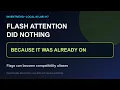 Flash Attention in llama cpp - fa Is Free Because It s Already On