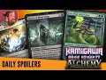 Alchemy MTG Spoilers March 14 New Mythic Cycle Bad Bribery Kami of Mourning Transmutation