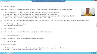17 - ABAP OOPS