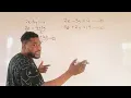 SIMULTANEOUS EQUATION USING SUBSTITUTION METHOD