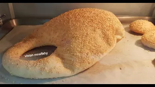 الكعك العصروني اللبناني كعكة الكنافة كعكةأبو عرب بأسهل وأنجح طريقة ومنفوخ وفارغ من الداخل وجدالذيذ 