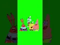 Spongebob Squidward Patrick and Mr Krabs Laughing and then Walking Away meme - Green Screen