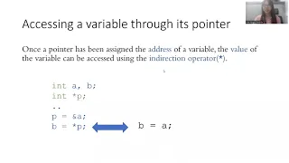 Accessing the Value of a Variable Through its Pointer