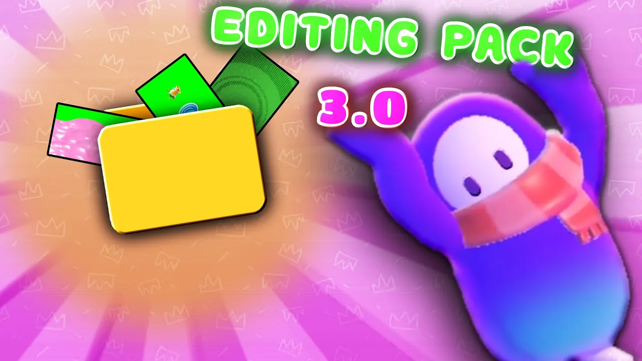 ✨FREE✨ FALL GUYS EDITING PACK 3 | 700 & 800 Subscriber Special!🔥