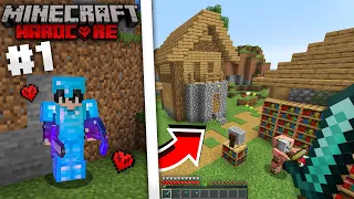 ماينكرافت هاردكور EP 1 اقوى بداية ممكن تشوفها 