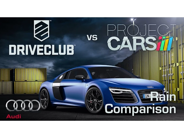 DriveClub vs Project CARS Build 887 - Rain Weather Comparison