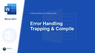 - VBA Error Handling Trapping Compile in Microsoft Word