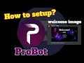 ProBot Setup Custom Welcome Message TUTORIAL