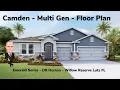 Camden MULTI-GEN floor plan by DR Horton Willow Reserve Lutz FL New Home Tour