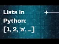 Tutorial 4 Python lists