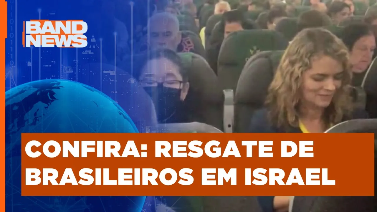Exclusivo: Brasileiro fala com o BandNews TV de dentro do avião da FAB | BandNews TV