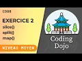 Coding Dojo JavaScript Episode 8 slice split map