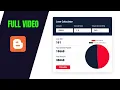 FULL Create A Calculator For Your Blogger Website Using HTML CSS JS