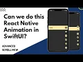 Can we do this React Native Animation in SwiftUI - SwiftUI Advanced ScrollView