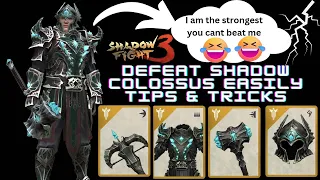 Download Shadow Colossus New Boss ( Hard Mode ) Defeated Easily Using This Set - Shadow Fight 3 New Update MP3