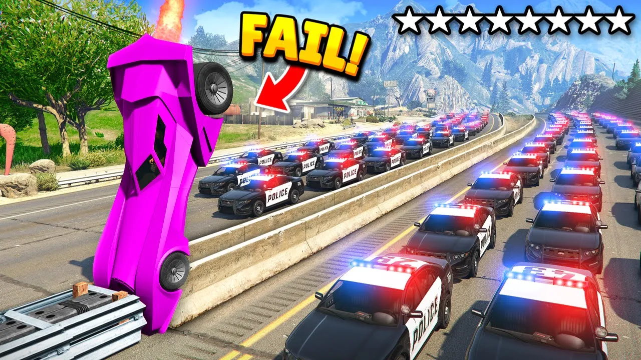 TOP 1000 FUNNIEST FAILS IN GTA 5