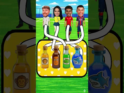 Who’s Sipping the Chimpanzini Bananini? 🥤🍌 Yamal vs Ronaldo 😱 #shorts #funny