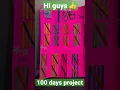 100 days of school project