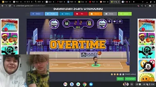 Me and friend have a epic 1v1 in Basketball Stars Unblocked