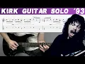 Download Lagu METALLICA - KIRK GUITAR SOLO Live Sh*t '93 (Guitar cover with TAB | Lesson)
