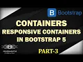 03 Bootstrap 5 Containers Containers In Bootstrap 5 Responsive Containers BS 5