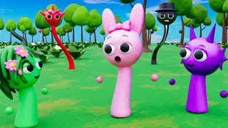 Sprunki 3D Animation | Meet All the Magical Characters