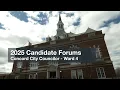 2025 Patch Candidate Forums - City Councilor Ward 4