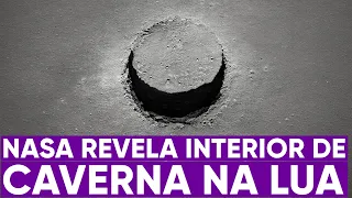 Satélite mostra interior de caverna na Lua
