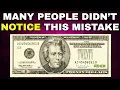 Your 20 Bill may have this Error not many people Know About