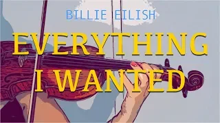 Download Billie Eilish - Everything I Wanted for violin and piano (COVER) MP3