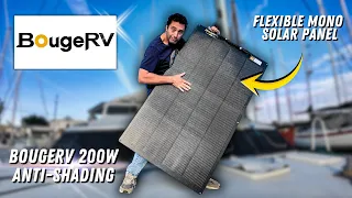 BougeRV 200w Anti-shading Flexible Mono Solar Panel