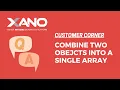 How to combine two objects into a single array