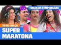 Download Lagu MEGA MARATONA de TODAS as temporadas de TÔ DE GRAÇA! | Tô De Graça | Humor Multishow