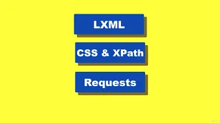 Web Scraping 101 with Python3 using REQUESTS LXML SPLASH - learn Web Scraping