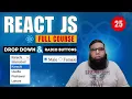 React JS Tutorial Radio Button Dropdown Menu in React React Form Handling Explained