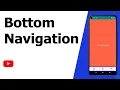 Bottom Navigation Bar in Android Studio using Java