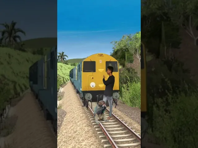 Download MP3 funny train vfx magic video #shorts #youtube