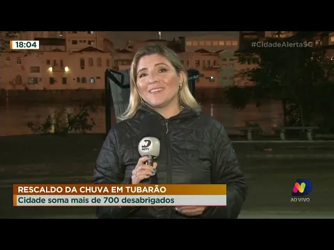 Tubarão soma mais de mil desabrigados após chuvas