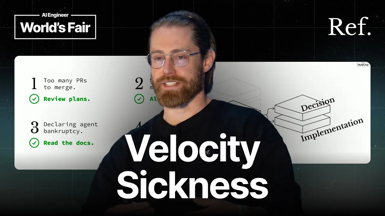 Velocity Sickness: What Happens When Your Whole Team Gets 10x Faster — Matt Dailey, Ref.: video thumbnail