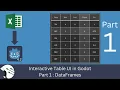 How to Make an Interactive Table Godot 4 UI Tutorial Part 1 Pandas-like DataFrames