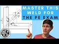 How to Design a Weld For TORSIONAL Loads Civil PE Exam Prep