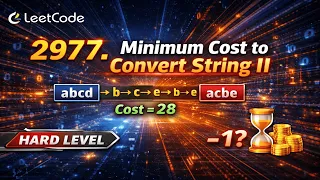 Jan 30 2026 - Leetcode Problem Minimum Cost to Convert String II