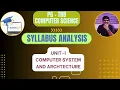 PG TRB Computer Science Syllabus Analysis Unit-1